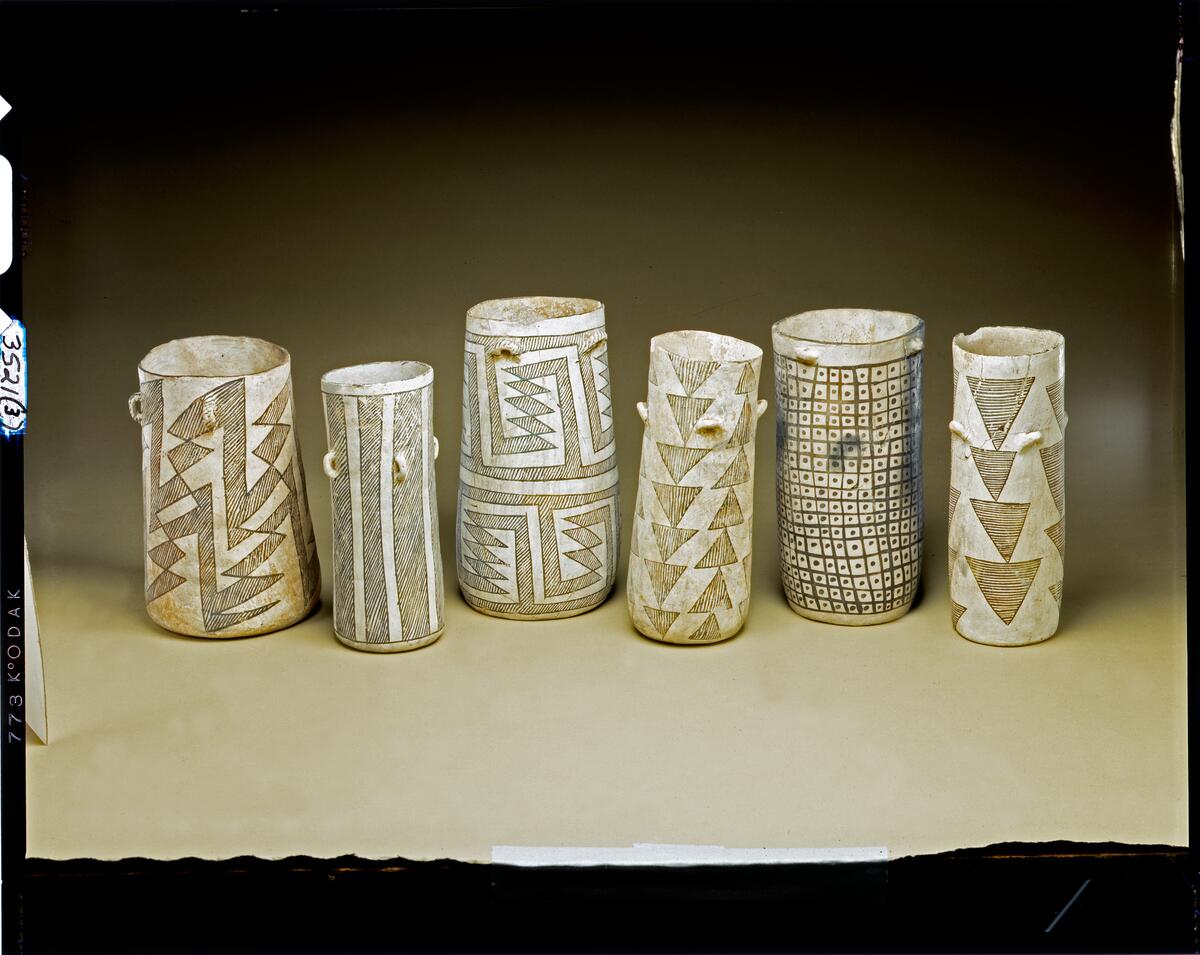 Original Chaco culture chocolate vessels